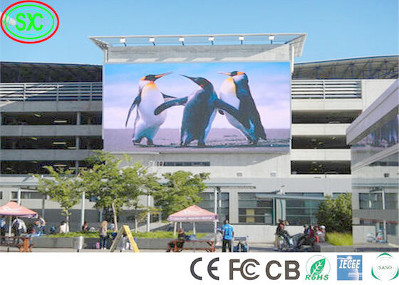 P6 ngoài trời SMD2727 1R1G1B 7000cd/m2 Full Color LED Panel màn hình LED ngoài trời full color