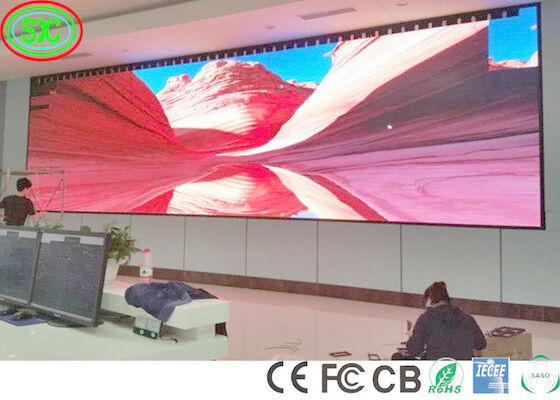 Trong nhà có đầy đủ màu sắc tốc độ làm mới cao trên 3840hz SMD P2 P3 P4 P5 Bảng màn hình LED treo tường