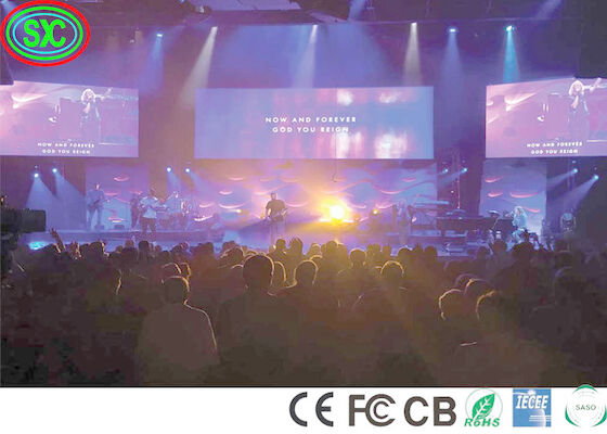 Full Color Indoor LED Die-Cast Aluminum Solid Wall Display P5 Độ nét cao
