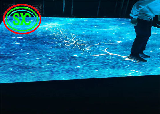 Sàn nhảy LED trong nhà HD P6.25 SMD3528 Đa sắc 1000mmx 500mm Hộp sàn nhảy LED tương tác