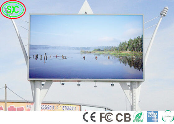 32 * 16 HD 10000 Dots/Sqm P10 Outdoor Led Billboard Epistar Chip dẫn màn hình hiển thị kỹ thuật số bảng diễn đàn dẫn màn hình