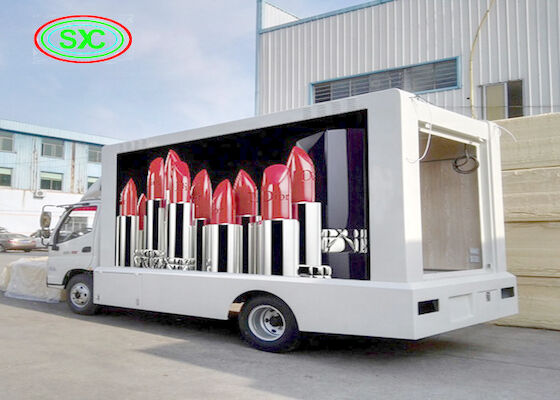 Màn hình quảng cáo ngoài trời chống nước LED Truck hiển thị P6 độ sáng cao Epistar Chip