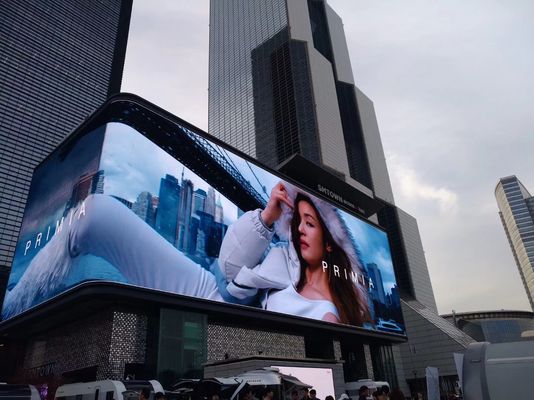 Giá tốt Màn hình hiển thị video LED chống nước P10 ngoài trời đầy màu 5000cd / m2 Độ sáng trực tuyến