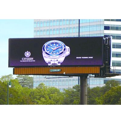 Quảng cáo đường cao tốc sân vận động Độ sáng cao ngoài trời màu đầy đủ P10 LED Video Wall Panel With Column