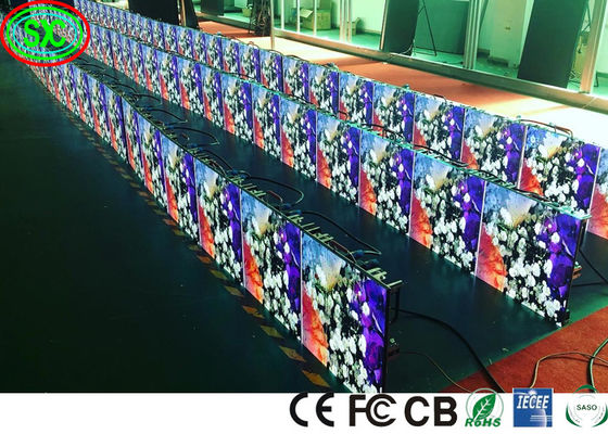 Giá tốt Sân khấu đầy đủ màu sắc Trọng lượng nhẹ Cho thuê Tủ nhôm đúc P2.5 Led Video Wall cho Phòng hội nghị trực tuyến