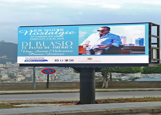 P10 ngoài trời màn hình LED đầy màu sắc IP65 chống nước 10mm Pitch