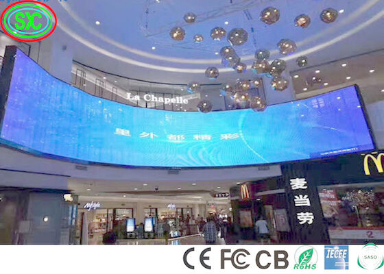 Indoor 1100cd/M2 P3.91 Curved Stage LED Screen 240W/M2 màn hình nền sân khấu dẫn