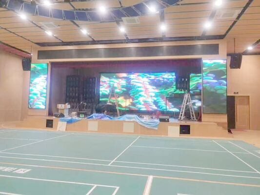 Màn hình LED đầy màu trong nhà Màn hình HD P3 Thiết lập cố định Bức tường video LED