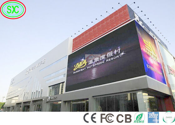 Full Color 6000cd / M2 10mm Pixel Quảng cáo LED Panel SMD3535 màn hình LED quảng cáo ngoài trời