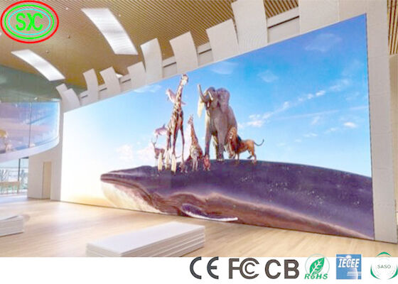 Full Color Indoor LED Die-Cast Aluminum Solid Wall Display P5 Độ nét cao
