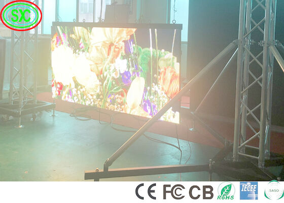 1R1G1B P4 SMD1921 6500cd/M2 Led Video Panel Cho thuê màn hình LED P4