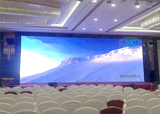 Full Color Cho thuê sân khấu nền Nội thất Video tường P3 Sự kiện màn hình LED