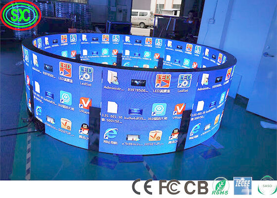 360° Bên ngoài Full Color Column Sphere LED Display Màn hình xây dựng Billboard