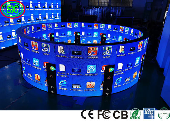 Giá tốt 360 ° Bên ngoài Full Color Sphere LED Display 3.91mm Pixel Pitch 500x1000mm trực tuyến
