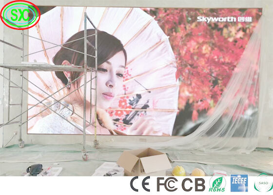 RS485 P2 P3 P4 SMD2121 Quảng cáo LED Video Wall IECEE màn hình hiển thị LED đầy màu LED led video wall