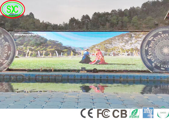P3.91RGB Đèn LED trong nhà/Quảng cáo bảng điều khiển LED 768 X768mm tủ