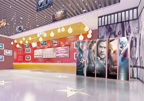 Nội thất P2.5 Led Poster Bảng quảng cáo màn hình hiển thị LED 4G Wifi USB Full Color