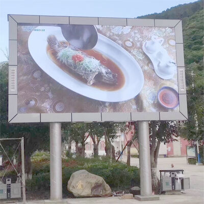 Quảng cáo LED đầy màu sắc Billboard P10 màn hình LED ngoài trời Cho trung tâm mua sắm Cài đặt cố định