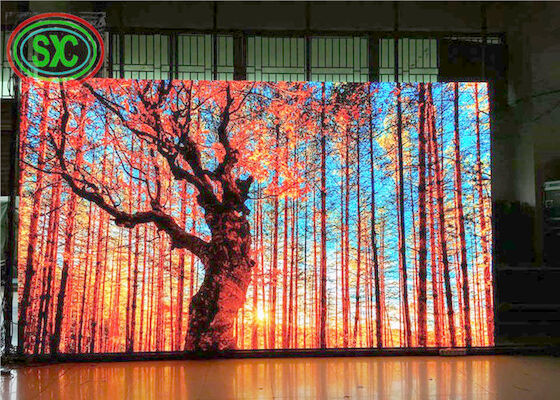 Hình nền tường LED P4 trong nhà liền mạch tốc độ làm mới cao 3840Hz