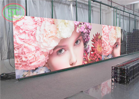 Kim loại Quảng cáo kỹ thuật số P4 SMD3528 Indoor Full Color LED Display Indoor full color led display