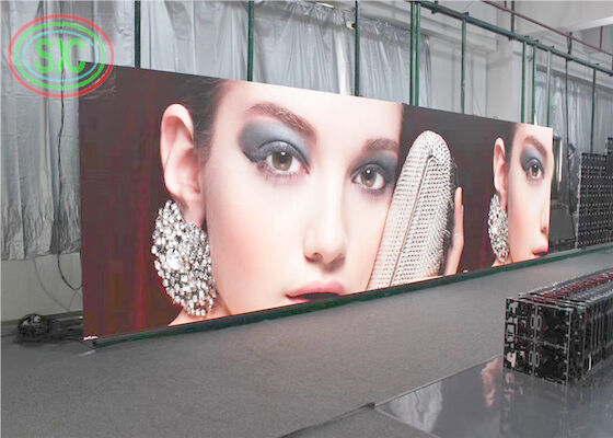 Kích thước đèn 1010 Hiển thị LED đầy màu trong nhà với chế độ lái xe 64S