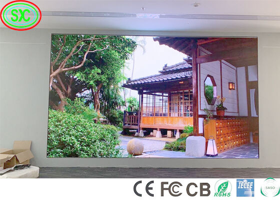 P2.5 Màn hình hiển thị LED đủ màu trong nhà Cài đặt cố định Đèn LED hiệu ứng 3D có thể lập trình Tốc độ làm mới cao Led Videotron