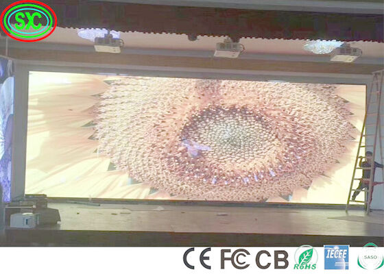 HD Full Color SMD LED Screen Die-Cast Aluminum Panel Bức nền sân khấu Full Color 256mm X 128mm Kích thước mô-đun