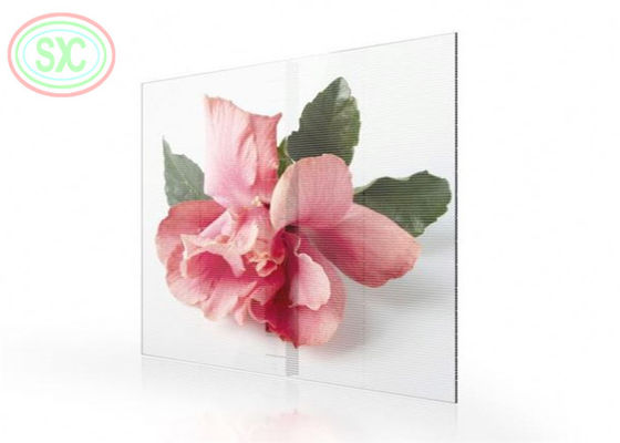 Giá tốt Màn hình đèn LED trong nội thất thủy tinh lưới thương mại minh bạch P3.91-7.82 Màu sắc đầy đủ trực tuyến