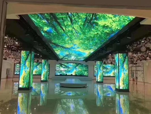Kích thước đèn 1010 Hiển thị LED đầy màu trong nhà với chế độ lái xe 64S