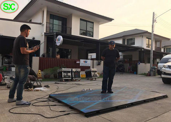 Nội thất ngoài trời P4.81 Full Color LED sàn nhảy bảng 1000x500mm 3 năm bảo hành