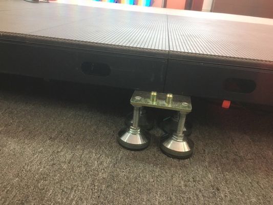 Bàn phẳng sàn nhảy sân khấu LED chống nước đầy đủ màu sắc chống va chạm sàn nhảy LED