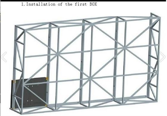 P10 Bảng quảng cáo LED ngoài trời 50000cd / m2 Độ sáng IP65 chống nước