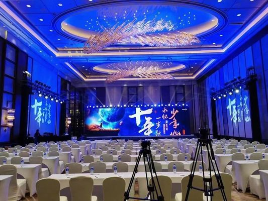 Hệ thống Meanwell Novastar Ngoài trời p3.91 Màn hình LED đầy đủ màu SMD 2121 Tủ HD 1000x1000 ， 1920hz để cho thuê sân khấu