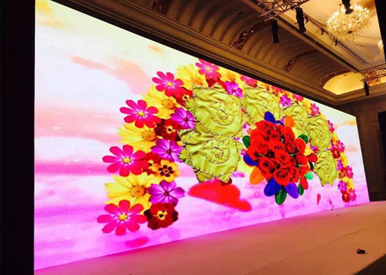 Indoor SMD 3535 P4 HD Full Color Electronic Front Service Led Display Với Mô-đun Magnetic