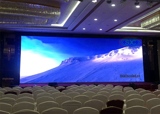 Indoor SMD 3535 P4 HD Full Color Electronic Front Service Led Display Với Mô-đun Magnetic