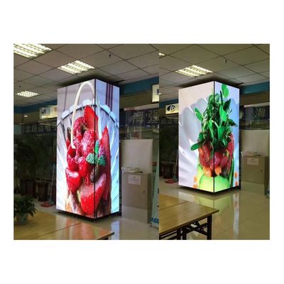 Nội thất ngoài trời 6 mặt Smd3535 2000nits Cube LED Video Wall P3.91mm Cho DJ Stage