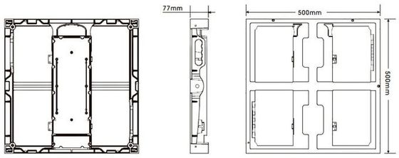 màn hình Full Color HD Led Video Wall P3.91 ngoài trời chống nước độ sáng cao Cho sự kiện Cho thuê