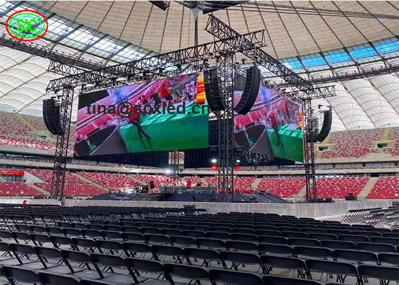 P4.81mm Indoor Outdoor Waterproof Full Color LED Rental Display Screen 500x500mm màn hình hiển thị