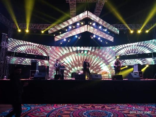 P3.91 Indoor HD Stage LED Screen 64x64 Dot Matrix Cho thuê và treo