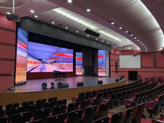 P3.91 Màn hình LED lớn cho thuê trong nhà màn hình TV đầy màu Studio Video màn hình tường