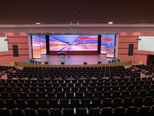 P3.91 Màn hình LED lớn cho thuê trong nhà màn hình TV đầy màu Studio Video màn hình tường