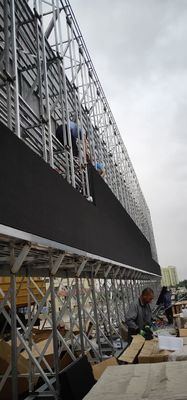 P10 ip65 chống thấm nước phía sau dịch vụ mở tủ p10 ngoài trời đầy đủ màu sắc màn hình dẫn màn hình led bảng điều khiển 320 * 160mm cho quảng cáo