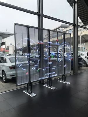 Màn hình truyền hình LED trong suốt thương mại 1R1G1B 1000mmx1000mm Kích thước vỏ