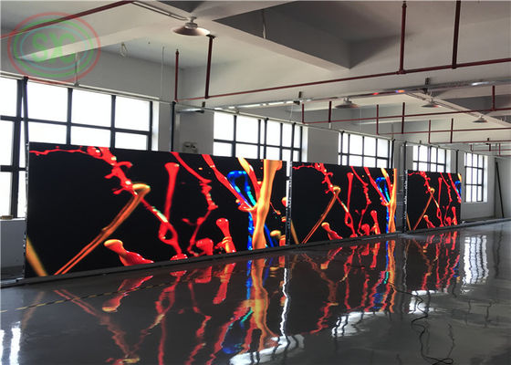 Màn hình LED màu trong nhà với tủ thép sơn tĩnh điện, các tấm panel nhẹ và đèn báo lỗi cho bảo trì