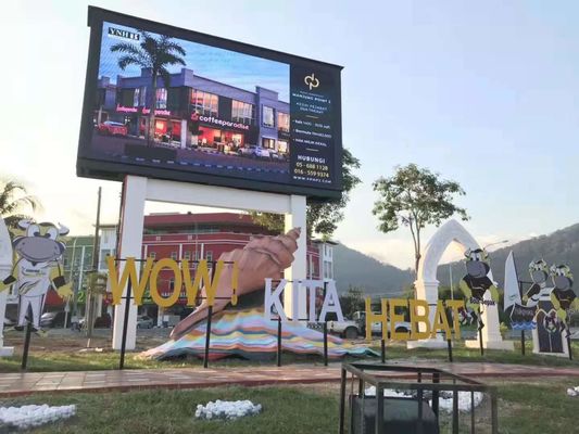 Màn hình màn hình LED lớn ngoài trời đầy màu sắc Novastar Control Quảng cáo Led Billboard