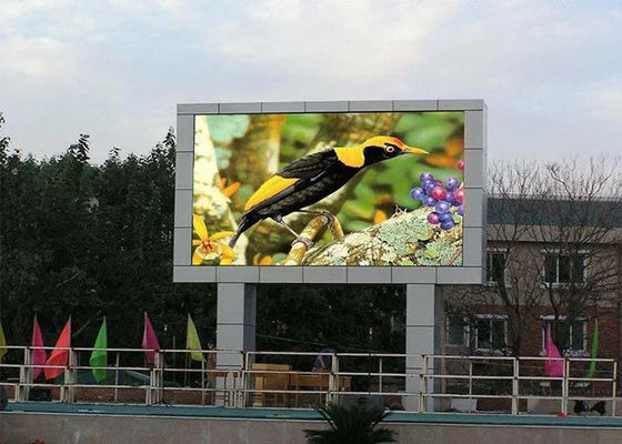 Bên ngoài Full Color tòa nhà P6 LED Billboard 6mm Pixel Pitch IP65 chống nước