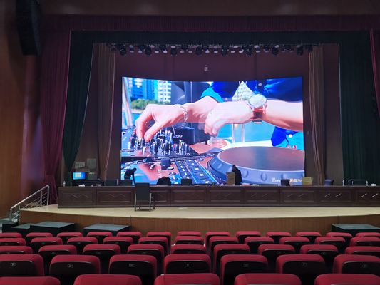 Màn hình LED đầy màu trong nhà có độ nét cao P4 cho sân khấu với thiết kế mỏng và nhẹ