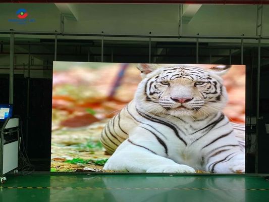 Cài đặt đường cong có sẵn cho tủ 500x500mm và 500x1000mm của màn hình LED đầy màu trong nhà