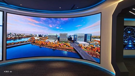 P4 Curving LED Video Screen Curtain Flexible Led Display Module đầy đủ màu sắc