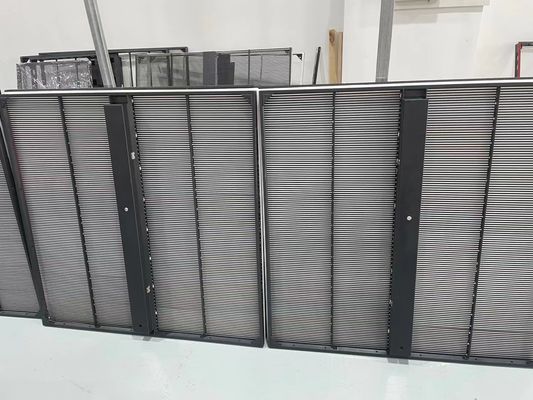 Bảng LED trong suốt độ sáng cao, Bảng hiệu đầy màu sắc SMD2121 màn hình LED trong suốt